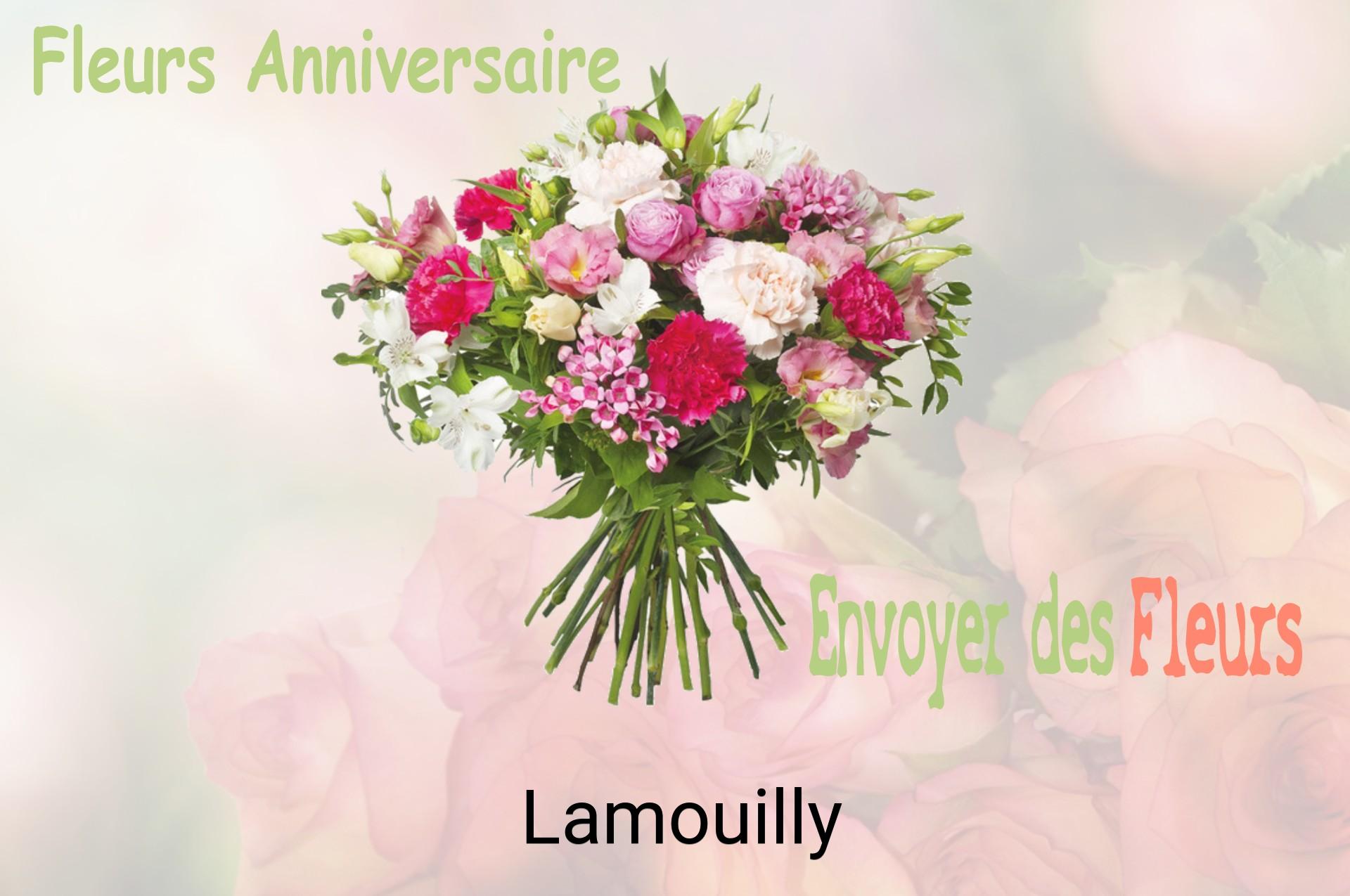 Bouquet de fleurs d’anniversaire livré à Lamouilly